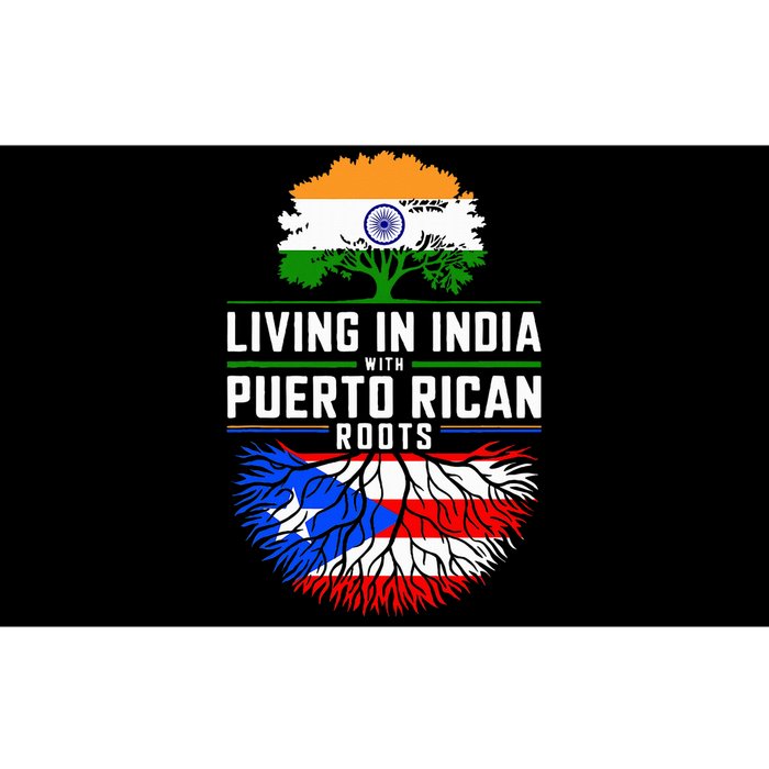 Living In India With Puerto Rican Roots Puerto Rican Grown Bumper Sticker