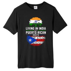 Living In India With Puerto Rican Roots Puerto Rican Grown Tall Fusion ChromaSoft Performance T-Shirt