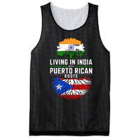 Living In India With Puerto Rican Roots Puerto Rican Grown Mesh Reversible Basketball Jersey Tank