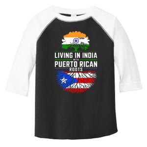 Living In India With Puerto Rican Roots Puerto Rican Grown Toddler Fine Jersey T-Shirt