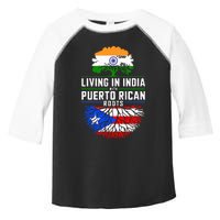 Living In India With Puerto Rican Roots Puerto Rican Grown Toddler Fine Jersey T-Shirt