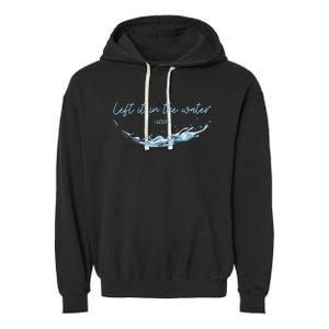 Left It In The Water Christian Water Baptism 2024 Garment-Dyed Fleece Hoodie