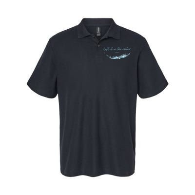 Left It In The Water Christian Water Baptism 2024 Softstyle Adult Sport Polo