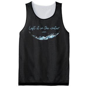 Left It In The Water Christian Water Baptism 2024 Mesh Reversible Basketball Jersey Tank