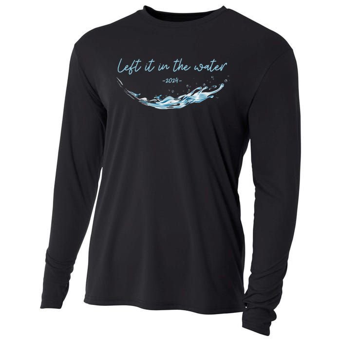 Left It In The Water Christian Water Baptism 2024 Cooling Performance Long Sleeve Crew