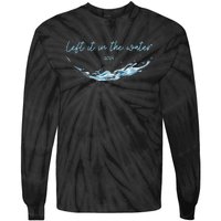 Left It In The Water Christian Water Baptism 2024 Tie-Dye Long Sleeve Shirt