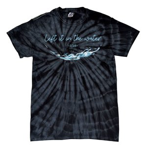 Left It In The Water Christian Water Baptism 2024 Tie-Dye T-Shirt