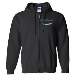 Left It In The Water Christian Water Baptism 2024 Full Zip Hoodie