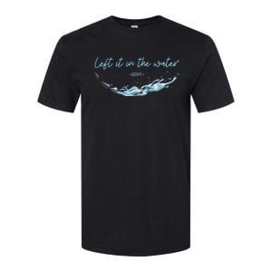 Left It In The Water Christian Water Baptism 2024 Softstyle CVC T-Shirt