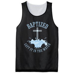 Left It In The Water Colossians 212 Baptized Christian Mesh Reversible Basketball Jersey Tank