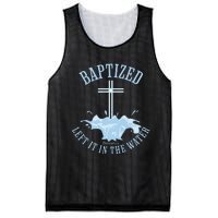 Left It In The Water Colossians 212 Baptized Christian Mesh Reversible Basketball Jersey Tank