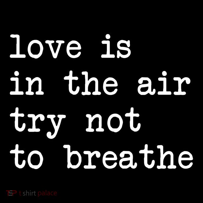 Love Is In The Air Try Not To Breathe Funny Valentines Day Flexfit Unipanel Trucker Cap