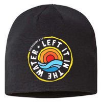 Left It In The Water Baptism Baptized Christian Faith Sustainable Beanie