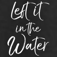 Left It In The Water Shirt Cute Christian Baptism Gift 7 Panel Mesh Trucker Snapback Hat