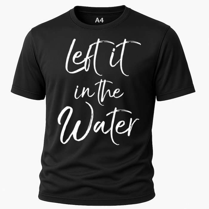 Left It In The Water Shirt Cute Christian Baptism Gift Cooling Performance Crew T-Shirt