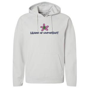 Learn Is Important Performance Fleece Hoodie