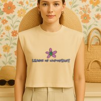 Learn Is Important Garment-Dyed Women's Muscle Tee