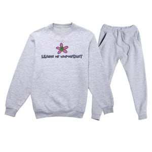 Learn Is Important Premium Crewneck Sweatsuit Set