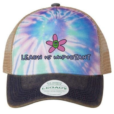 Learn Is Important Legacy Tie Dye Trucker Hat