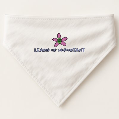 Learn Is Important USA-Made Doggie Bandana