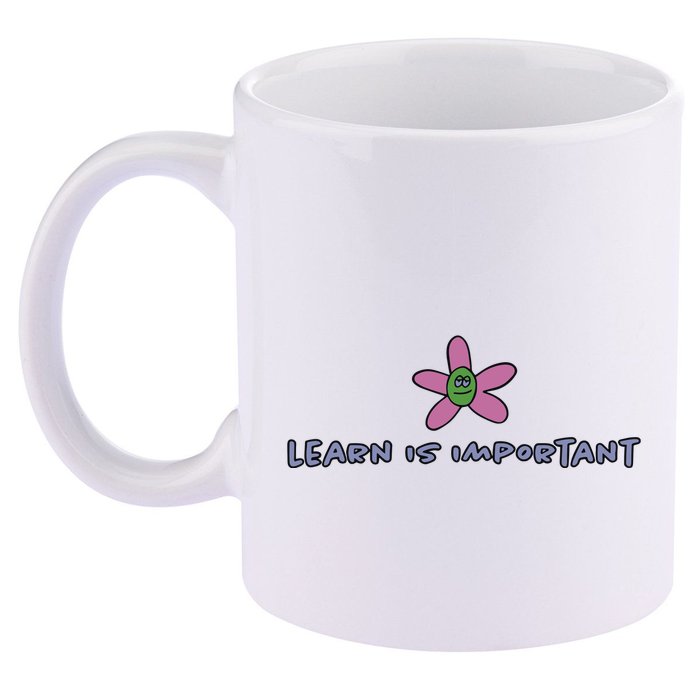 Learn Is Important 11oz C Handle Ceramic Mug