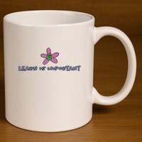 Learn Is Important 11oz C Handle Ceramic Mug
