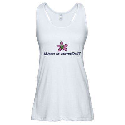 Learn Is Important Ladies Essential Flowy Tank