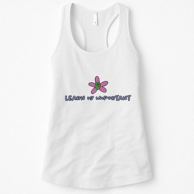 Learn Is Important Womens Tank Top
