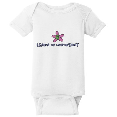 Learn Is Important Baby Bodysuit