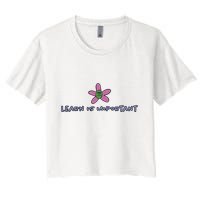 Learn Is Important Crop Top