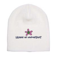 Learn Is Important Short Acrylic Beanie