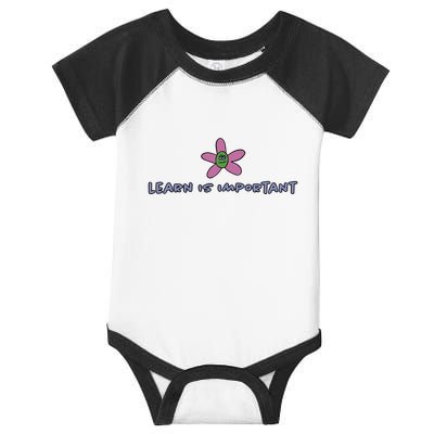 Learn Is Important Infant Baby Jersey Bodysuit