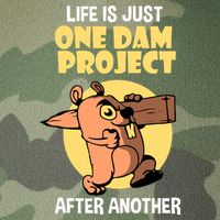 Life Is Just One Dam Project After Another Legacy Tie Dye Trucker Hat