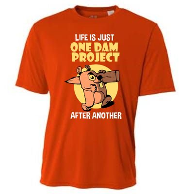 Life Is Just One Dam Project After Another Cooling Performance Crew T-Shirt