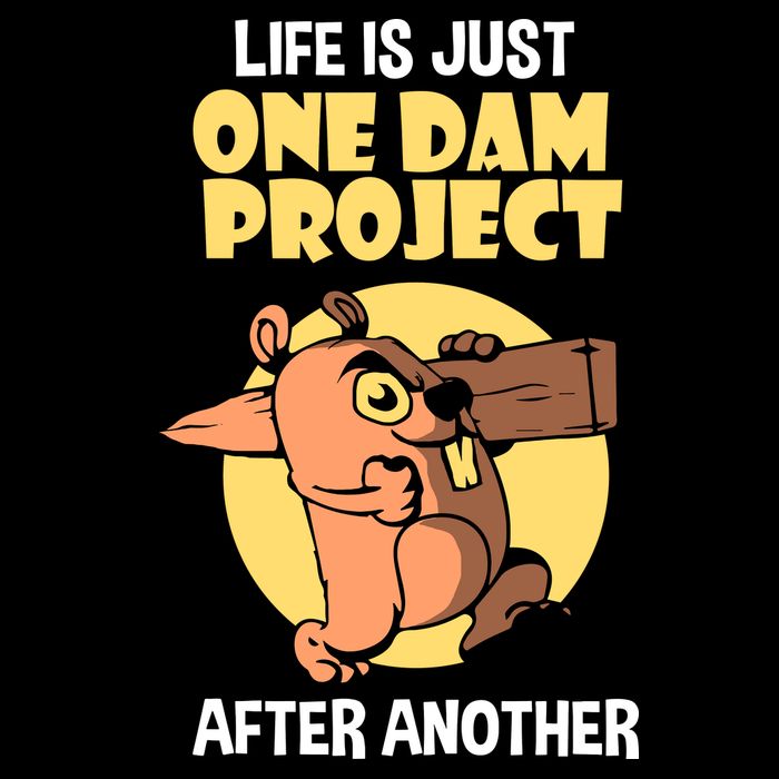 Life Is Just One Dam Project After Another Flatbill Hat