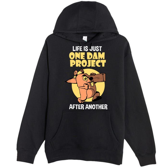 Life Is Just One Dam Project After Another Premium Pullover Hoodie