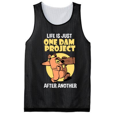Life Is Just One Dam Project After Another Mesh Reversible Basketball Jersey Tank