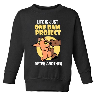 Life Is Just One Dam Project After Another Toddler Sweatshirt