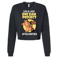 Life Is Just One Dam Project After Another Cropped Pullover Crew