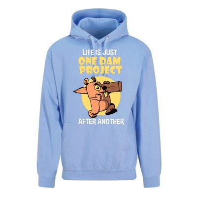 Life Is Just One Dam Project After Another Unisex Surf Hoodie