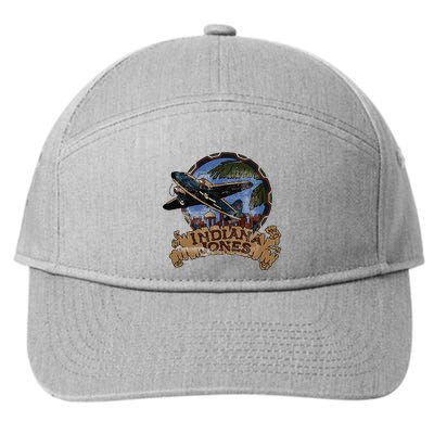 Lucasfilm I.N.D.I.A.N.A J.O.N.E.S Adventure Plane Vintage 7-Panel Snapback Hat