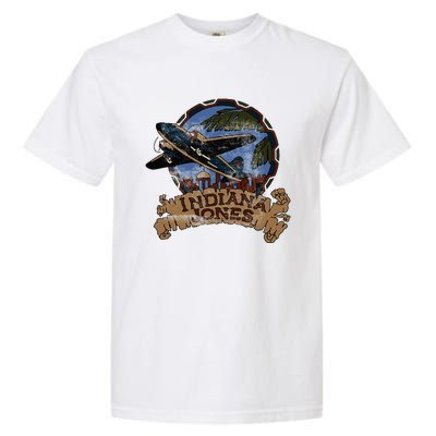 Lucasfilm I.N.D.I.A.N.A J.O.N.E.S Adventure Plane Vintage Garment-Dyed Heavyweight T-Shirt