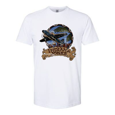 Lucasfilm I.N.D.I.A.N.A J.O.N.E.S Adventure Plane Vintage Softstyle CVC T-Shirt