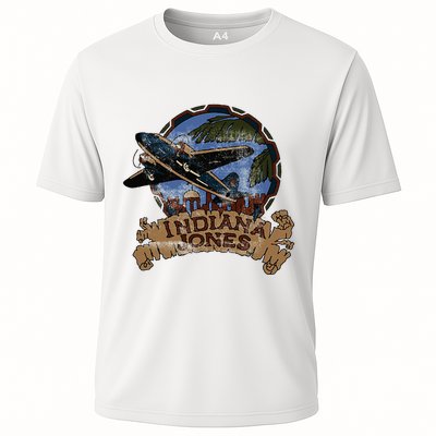 Lucasfilm I.N.D.I.A.N.A J.O.N.E.S Adventure Plane Vintage Performance Shirt