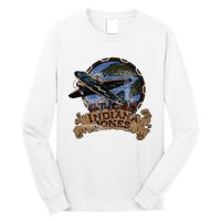 Lucasfilm I.N.D.I.A.N.A J.O.N.E.S Adventure Plane Vintage Long Sleeve Shirt