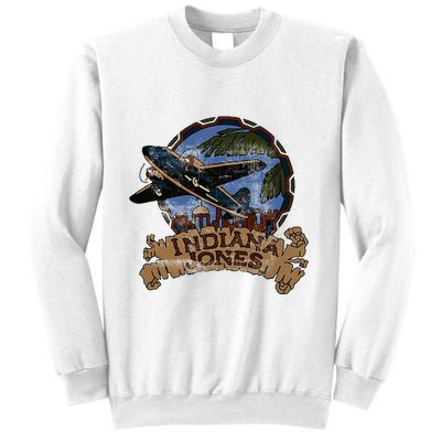 Lucasfilm I.N.D.I.A.N.A J.O.N.E.S Adventure Plane Vintage Sweatshirt