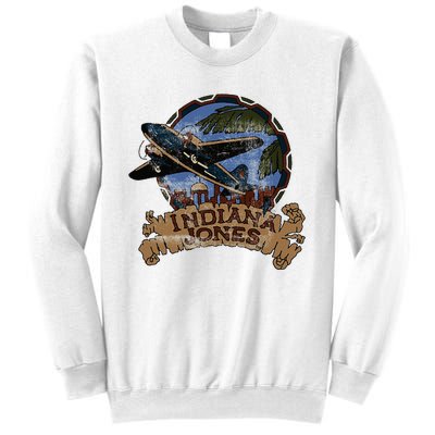 Lucasfilm I.N.D.I.A.N.A J.O.N.E.S Adventure Plane Vintage Sweatshirt