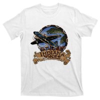 Lucasfilm I.N.D.I.A.N.A J.O.N.E.S Adventure Plane Vintage T-Shirt