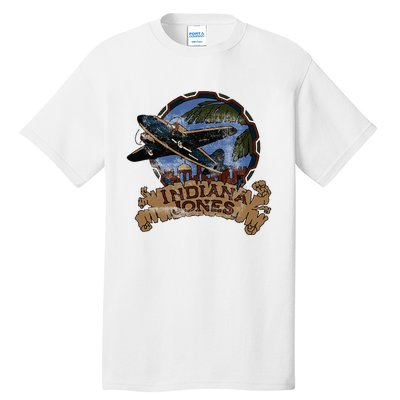 Lucasfilm I.N.D.I.A.N.A J.O.N.E.S Adventure Plane Vintage Tall T-Shirt