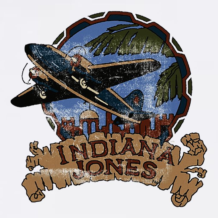Lucasfilm I.N.D.I.A.N.A J.O.N.E.S Adventure Plane Vintage Bucket Hat